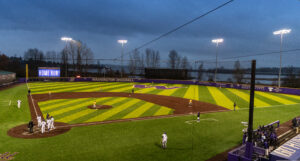 The  University of Washingtond baseball team plays Northern Colorado on March 3, 2023. (Photography by Scott Eklund/Red Box Pictures)